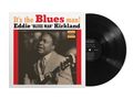 "It's the Blues man! Eddie 'Blues Man' Kirkland." Ein Plattencover mit Foto eines Mannes, der Gitarre spielt., LP