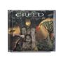 "Creed weathered". Illustration von Gesichtern in Baumstämmen, Hand meißelt, surrealer Hintergrund mit Bäumen und Sonnenuntergang., CD