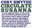 Cory Smythe: Circulate Susanna, CD