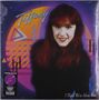 "Tiffany", "I Think We're Alone Now", "LIMITED EDITION", "PURPLE VINYL". Eine Frau mit roten Haaren vor buntem Hintergrund.