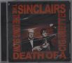 "The Sinclairs. The Long Slow Death of a Cigarette" in orangen Lettern. Zwei Männer mit ernsten Gesichtsausdrücken., CD