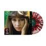 "Juice Newton, Angel of the Morning - The Very Best Of." Plattencover mit weiblichem Porträt und Vinyl in roten Spritzer-Mustern., LP