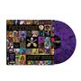 Ein Schallplattencover mit den Worten "FUZZTONES" und "JUST ONCE" in gruseliger Schrift, daneben eine lila Vinyl-Schallplatte., LP