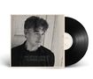 "Morten Harket Human Grace" steht links unten. Schwarz-weiß Portrait eines Mannes auf einem Vinyl-Cover., LP
