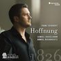 Text: Franz Schubert, Hoffnung, Samuel Hasselhorn, Ammiel Bushakevitz, harmonia mundi. Ein Mann blickt zur Seite., CD
