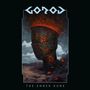 Text: "Gorod", "The Ember Gone". 

Illustration: Kopf-Silhouette, feurig und rauchend, in düsterer Landschaft., CD