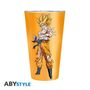 ABYSTYLE-Logo. Illustration eines kämpferischen Charakters mit blondem Haar und zerrissener Kleidung auf orangefarbenem Hintergrund.