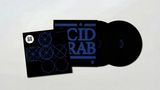 Text: "ACID ARAB," "RESONANCE," "CID RAB." Zwei Schallplatten und geometrische Muster.