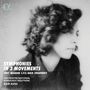 „Symphonies in 3 Movements“, Sobel, Milhaud, C.P.E. Bach, Stravinsky, Orchestre National Bordeaux Aquitaine, Bar Avni. Schwarz-weißes Porträt einer Frau mit lockigem Haar., CD