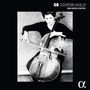Text oben: "OR COUPERIN VIVALDI SONIA WIEDER-ATHERTON". Schwarz-weißes Bild einer Frau, die Cello spielt. Logo unten rechts., CD