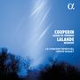 „Couperin: Leçons de Ténèbres, Lalande: Miserere“, blaue Hintergrundillustration mit Silhouette von Bäumen., CD