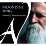 Text: "Moondog, PéPITES, François MardirosSian." Das Bild zeigt einen bärtigen älteren Mann im Profil., CD
