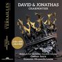 „DAVID & JONATHAS CHARPENTIER“ über einer kunstvollen, schwarzen Krone mit goldenen Akzenten.