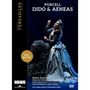 "Purcell Dido & Aeneas" und "Sonya Yoncheva" vor dunklem Hintergrund. Die Frau in opulenter Kleidung hebt dramatisch die Arme.