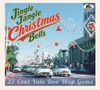 "Jingle Jangle Christmas Bells," "27 Cool Yule Doo Wop Gems." Straßenansicht mit Oldtimern und festlicher Dekoration.
