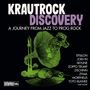 "KRAUTROCK DISCOVERY: A Journey from Jazz to Prog Rock" steht oben. Eine grüne Illustration mit Astronaut und Schalltrichter.