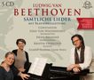 Ludwig van Beethoven: Sämtliche Lieder mit Klavierbegleitung, CD,CD,CD,CD,CD