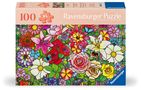 Adult puzzle 100 Teile - Blumenfenster, Diverse