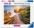Ravensburger Puzzle 12001761 - Holztreppe zum Praia do Camilo, Beautiful Walkways Collection, 1000 Teile Puzzle für Naturliebhaber und Wanderfreunde ab 14 Jahren, Spiele