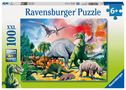 Unter Dinosauriern. Puzzle 100 Teile XXL, Spiele, Spiele