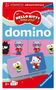 "Hello Kitty Super Style!", "domino", ab 3+, Ravensburger. Illustrationen von Hello Kitty und Freunden auf einer bunten Packung.