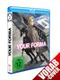 "YOUR FORMA" in pinker Schrift, FSK 12-Logo in grün. Zwei Personen stehen auf einer Brücke. "VORAB-COVER" in roter Ecke., Blu-ray Disc