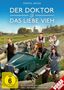 Text: "Der Doktor & das liebe Vieh. Staffel Sechs." Personen vor einem Oldtimer in ländlicher Umgebung., 2 DVDs