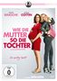 Text: "Wie die Mutter so die Tochter", "Ein großer Spaß". Zwei schwangere Frauen stehen Rücken an Rücken und lächeln., DVD