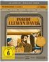 “Inside Llewyn Davis” steht in großen Buchstaben in einem Zugfenster. Darunter eine Illustration mit Personen und einer Katze., 1 Ultra HD Blu-ray und 2 Blu-ray Discs