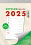 Wochenabreißkalender 2025 - 10,5x14,6 cm - 1 Woche auf 1 Seite - mit Sudokus, Rezepten, Rätseln uvm. auf den Rückseiten - Bürokalender 325-0000, Kalender