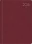 Taschenkalender bordeaux 2025 - Bürokalender 10,2x14,2 - 1 Tag auf 1 Seite - flexibler Kunstoffeinband - Stundeneinteilung 7 - 19 Uhr - 610-1011, Buch