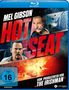 Text: "Mel Gibson HOT SEAT", "Vom Produzenten von 'The Irishman'", "FSK ab 16 freigegeben". Thriller mit Action, Explosion.