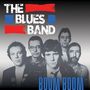 "The Blues Band" und "Boom Boom" in markanter Schrift. Fünf Männer in Schwarz-Weiß darunter abgebildet., 4 CDs