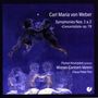 Carl Maria von Weber: Symphonien Nr.1 & 2, CD