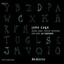 John Cage: James Joyce,Marcel Duchamp,Erik Satie: An Alphabet, CD,CD