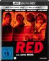 Oben: "4K ULTRA HD + BLU-RAY". Darunter die Namen Bruce Willis, Morgan Freeman, John Malkovich, Helen Mirren. Groß: "RED".