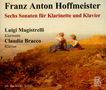 Franz Anton Hoffmeister (1754-1812): Sonaten für Klarinette & Klavier Nr.1-6, 2 CDs