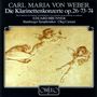 Carl Maria von Weber (1786-1826): Klarinettenkonzerte Nr.1 & 2, CD