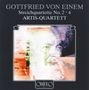 Gottfried von Einem (1918-1996): Streichquartette Nr.2 & 4, CD