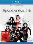 Resident Evil 1-6 (3D & 2D Blu-ray), 6 Blu-ray Discs