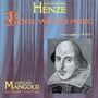 Hans Werner Henze (1926-2012): Royal Winter Music für Gitarre, CD