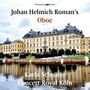 Texte: "Johan Helmich Roman’s Oboe", "Karla Schröter Concert Royal Köln". Eine Barock-Oboe vor einem Schloss., CD