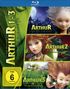 Luc Besson: Arthur und die Minimoys 1-3 (Blu-ray), BR,BR,BR