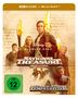 "4K Ultra HD + Blu-ray™", "Disney", "Nicolas Cage", "National Treasure", "Das Vermächtnis der Tempelritter", "FSK ab 12 freigegeben". Eine Gruppe mit Fackeln.