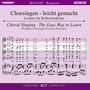 Chorsingen leicht gemacht - Wolfgang Amadeus Mozart: Requiem d-moll KV 626 (Alt), CD