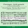 Chorsingen leicht gemacht - Johann Sebastian Bach: Matthäus-Passion BWV 244 (Bass), 2 CDs