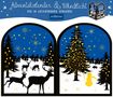 Teelichthäuschen Winternacht, Kalender