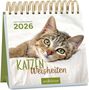 : Mini-Wochenkalender Katzenweisheiten 2026, KAL