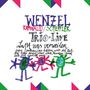 Text in bunten, handschriftlichen Buchstaben: "Wenzel, Rawallo, Scheffler, Trio Live, Laßt uns verweilen." Bunte Figuren unten., CD