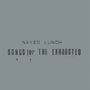 "Naked Lunch, Songs for the Exhausted" steht in dunkler Schrift auf blaugrauem Hintergrund, minimalistisches Design., CD